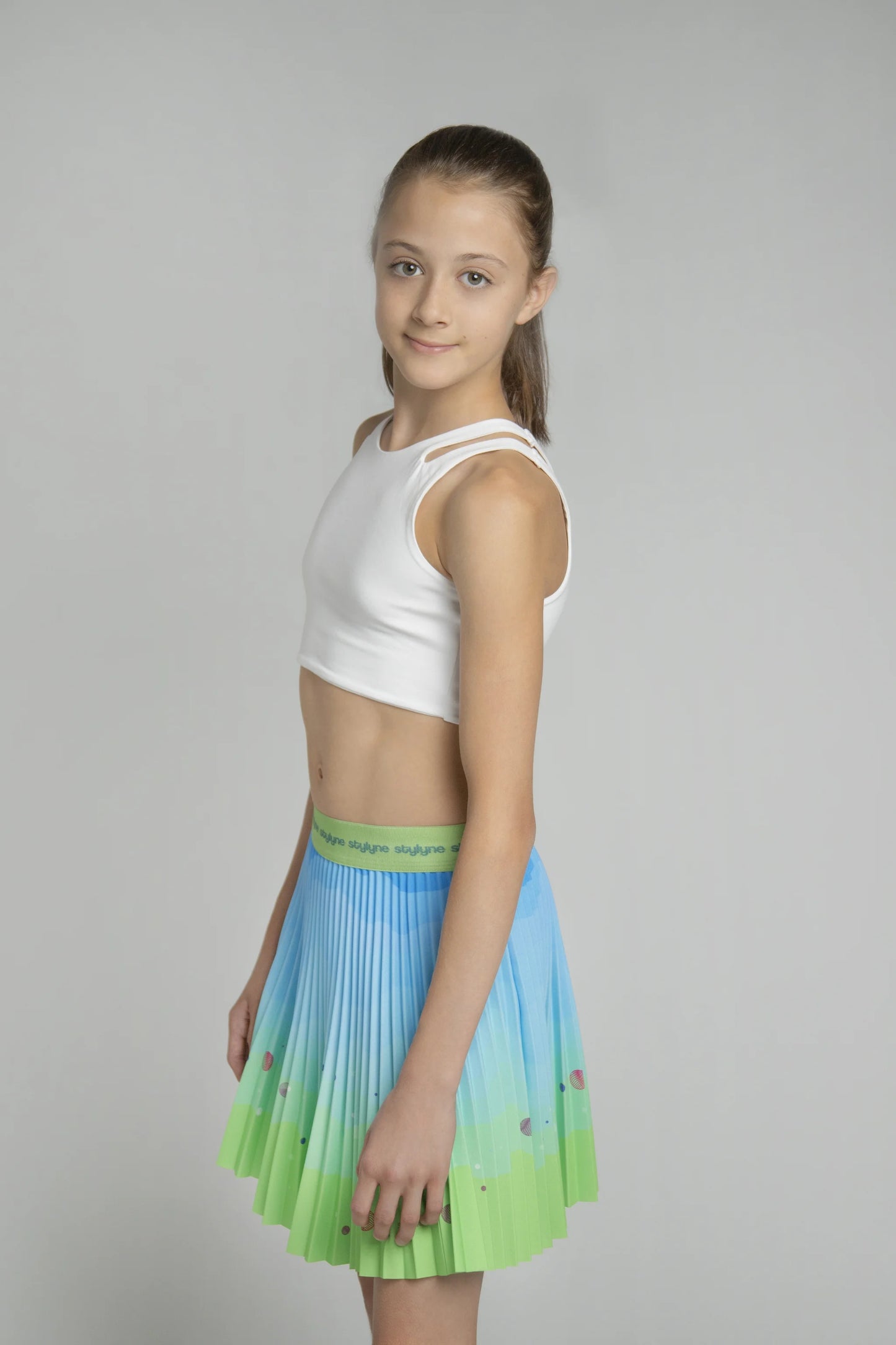 Maya Bay Kids Pleated Skirt