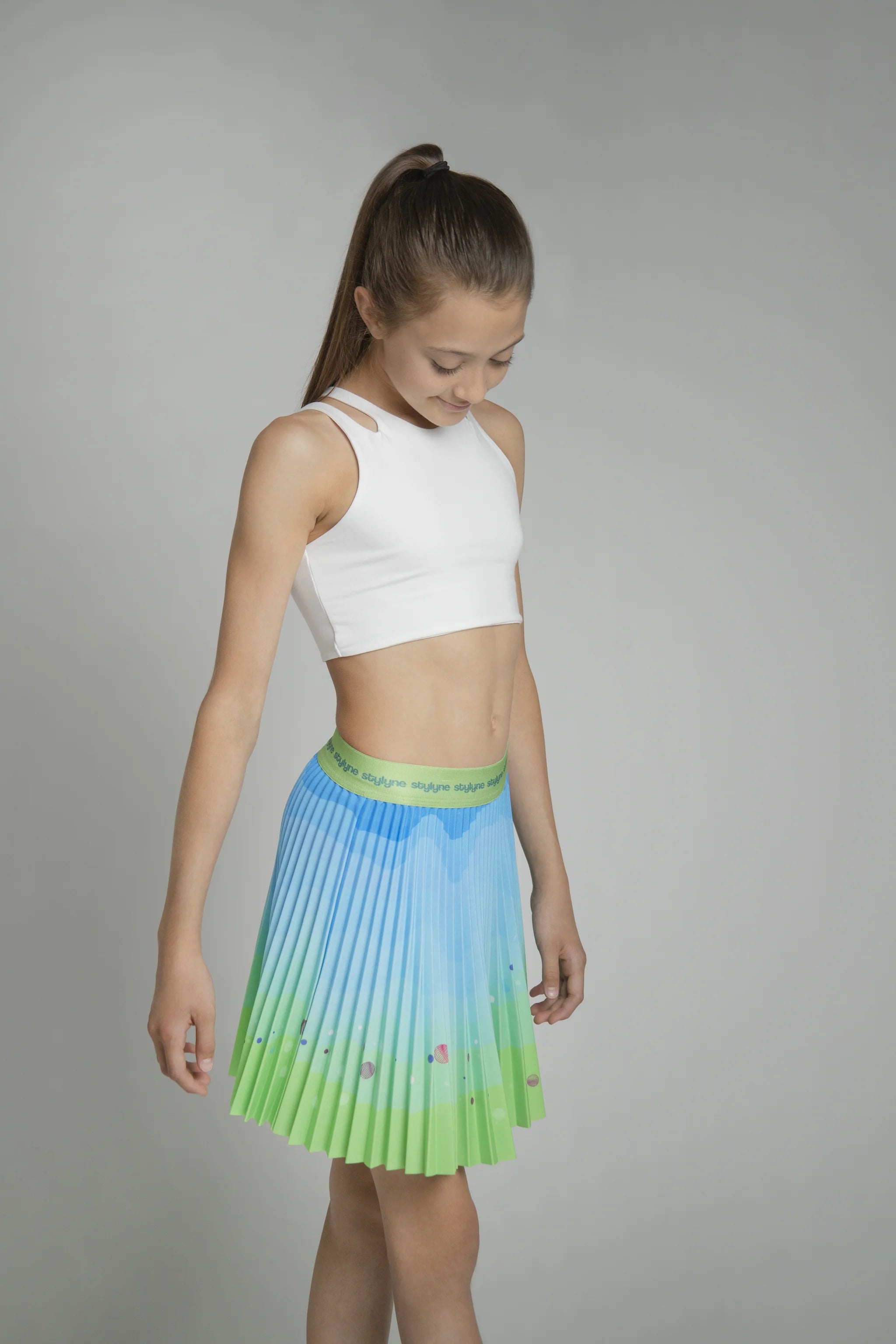 Maya Bay Children's Short Pleated Skirt