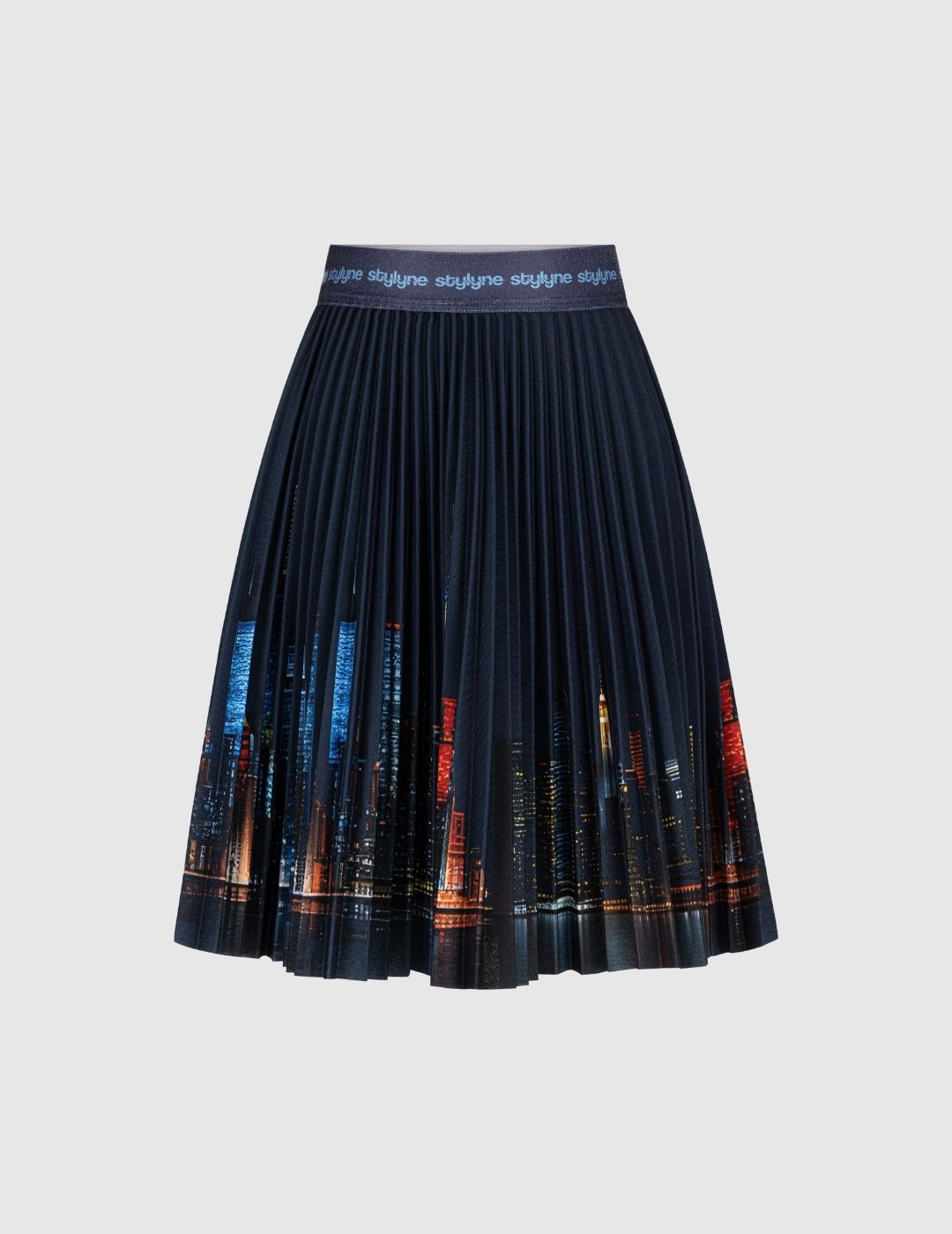 NY Skyline Children's Short Pleated Skirt